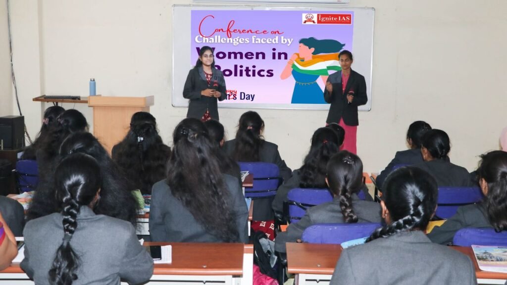 Ignite IAS Academy Shines Light on Challenges Faced by Women in Public Service and Politics on International Womens Day 2024 - National - PNN Digital Ignite IAS Academy Shines Light on Challenges Faced by Women in Public Service and Politics on International Womens Day 2024 - Hyderabad (Telangana) , March 9: Ignite IAS Academy, a leading institution renowned for its commitment to excellence in civil services coaching, hosted a pioneering unique conference on the occasion of International Women's Day. The conference, titled "Breaking Barriers: Empowering Women in Public Service and Politics," brought together distinguished academics, seasoned administrators, passionate students, and eminent leaders to address the multifaceted challenges hindering the progress of women in the fields of public service and politics. - PNN Digital